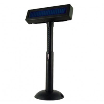 VISOR TPV POSIFLEX PD-2800IIUN - PANTALLA 9MM - VFD(FLUORESCENTE VACÍO) - DISPLAY AZUL - USB - NEGRO