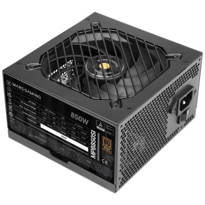 Fuente de alimentacion mars gaming 850w mpb850si extreme silence 80 plus bronze negro
