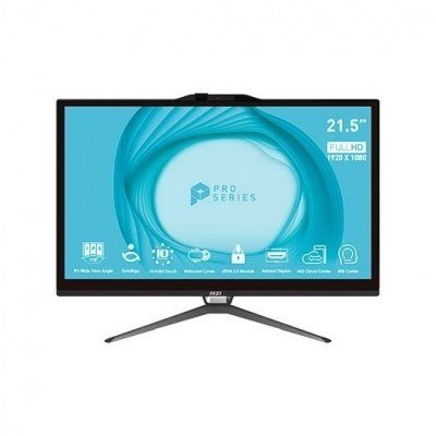 Ordenador aio msi pro ap222t 13m - 003eu negro tactil