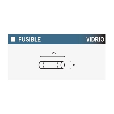 Caja de 100 fusibles 30A 25MM 6X25-30A