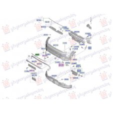 MOLDURA SUPERIOR IMPRIMADA EN PARACHOQUE DELANTERO(O)