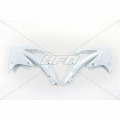 Paneles laterales radiador UFO blanco Honda CRF250R/450R HO04637#041