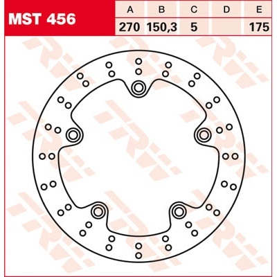 Discos de freno TRW MST456