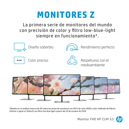 HP Monitor Z24f G3 FHD, 60,5 cm (23.8