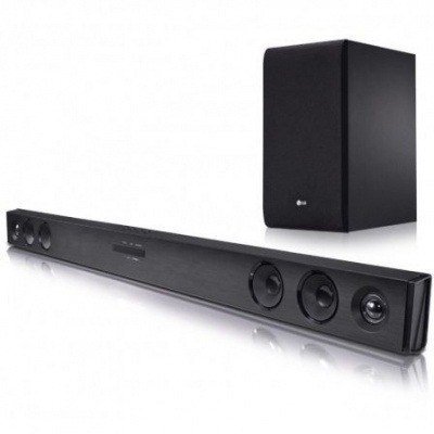 Barra de Sonido con Bluetooth LG SJ3/ 300W/ 2.1/ Negra