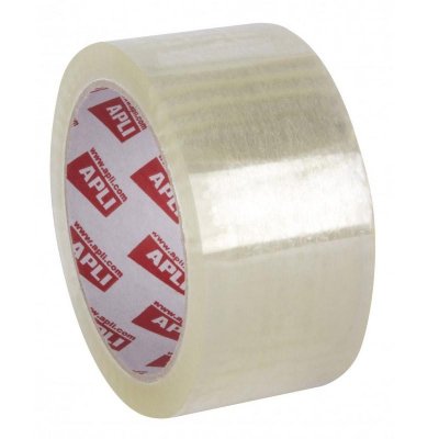 APLI (Pack de 6) R.precinto PP sin ruido 48mmx66m transparente