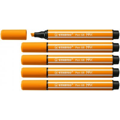 Pen 68 MAX rotulador Naranja 5 pieza(s)
