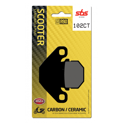CT Scooter Carbon Tech Organic Brake Pads SBS 102CT