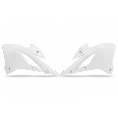 UFO Radiator Covers - White Kawasaki KX85 KA04758#047