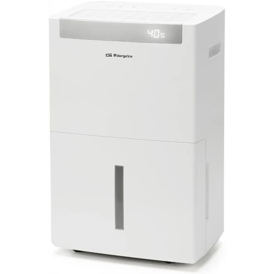 Deshumidificador Orbegozo DH5000, 50 litros/día, depósito 6,5 litros, 51,5 dB, drenaje continuo, para 160 m², blanco