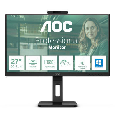 Q27P3CW pantalla para PC 68,6 cm (27) 2560 x 1440 Pixeles Quad HD LED Negro
