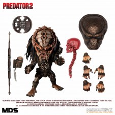 Figura mezco toyz cine predator mds predator 2 deluxe city hunter designer series