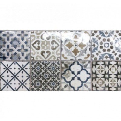 AZULEJO PASTA ROJA 25 X 50 CM. LIA DECOR MANISES