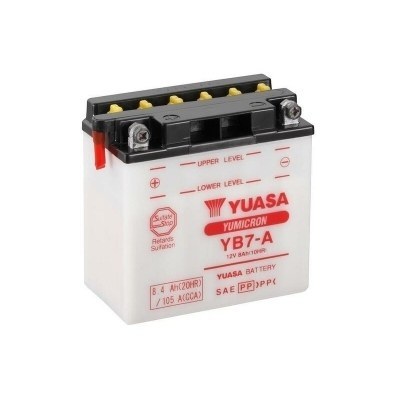 Batería Yuasa YB7-A Combipack (con electrolito) YB7-A