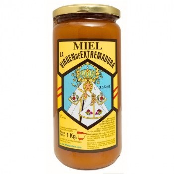 Miel Natural Cruda Pura Mil Flores La Virgen de Extremadura 1Kg