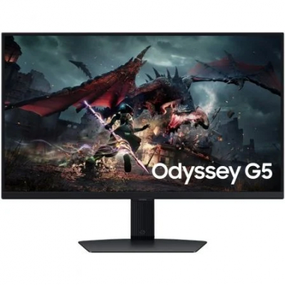 Monitor Gaming Samsung Odyssey G5 G50D S27DG502EU 27/ QHD/ 1ms/ 180Hz/ IPS/ Regulable en Altura/ Negro