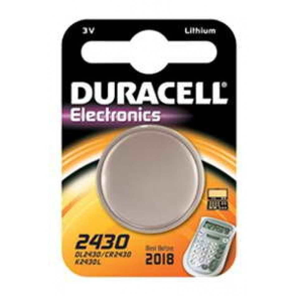Duracell DL2430 Pila de botón de litio de 3V Duracell