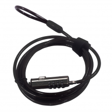 Ewent EW1238 cable antirrobo NANO Negro 1,8 m