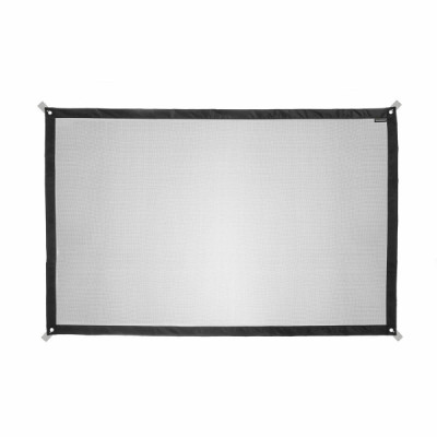 Red de seguridad Innovagoods Petinu - Multiposición | Incluye colgadores adhesivos 3M | 112x73cm | Negro