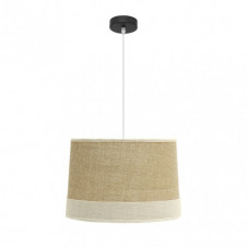 Colgante Tietar 1xe27 Saco/beis Regx40x40 Cm