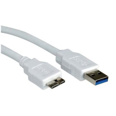 USB A - Micro-USB B, 2m cable USB USB 3.2 Gen 1 (3.1 Gen 1) Blanco