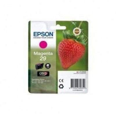 Cartucho tinta epson 29 c13t29834012 magenta xp235 - xp332 - xp3357xp4327xp435 - fresa