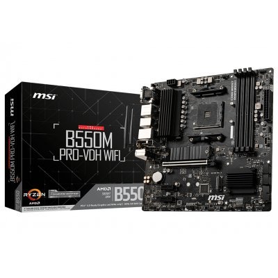 B550M PRO-VDH WIFI placa base AMD B550 Zócalo AM4 micro ATX