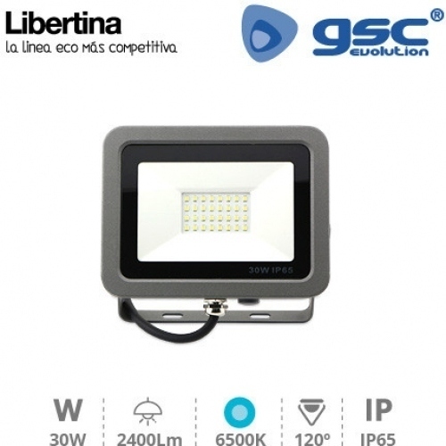 Foco LED 30W 6500K 2400lm IP65 LIBERTINA