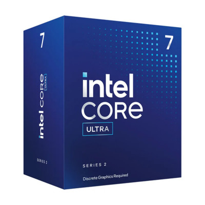 Intel Core Ultra 7 265F - hasta 5.30GHz - 20 núcleos - 20 hilos - 30MB caché - LGA1851 Socket - Box (necesita gráfica dedicada)