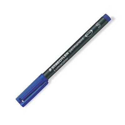 Rotulador Permanente Staedtler Lumocolor 313/ 0.4mm/ Azul