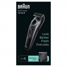 Braun BeardTrimmer 3 BT3411 Bater?a 40 2 cm Negro, Verde