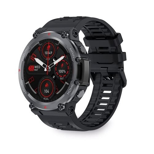 Ksix Oslo Reloj Smartwatch Pantalla 1.5 Multitactil - Bluetooth 5.0 - Autonomia hasta 5 Dias - Resistencia al Agua IP68 - Asistente de Voz
