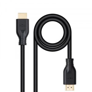 Cable HDMI Nanocable, V2.0, 4K@60Hz, 18Gbps, CCS, 2 metros