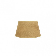 Pantalla Salma E27 Madera Clara 25dx20dx15h Conica