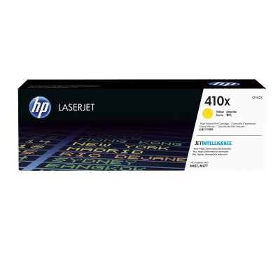 Cartucho de tóner original LaserJet 410X amarillo de alta capacidad