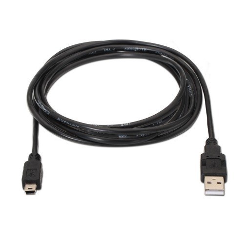 Aisens Cable Usb 2.0 Tipo A/M-Mini B/M Negro 0,5M