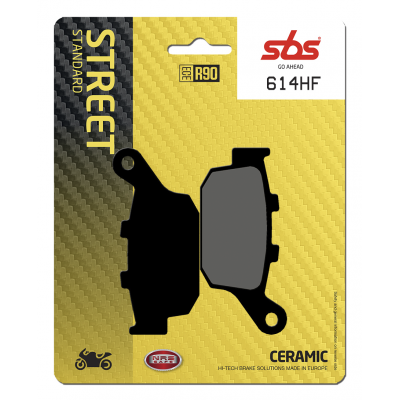 HF Street Ceramic Organic Brake Pads SBS 614HF