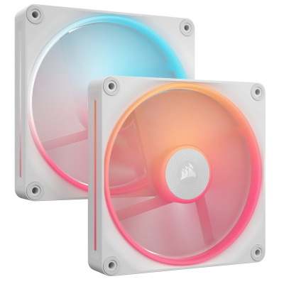 iCUE LINK LX140-R RGB Carcasa del ordenador Ventilador 14 cm Blanco 2 pieza(s)