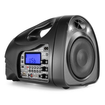 Megáfono portátil Vonyx ST016 - Incluye 2 micrófonos | Amplificación potente | Compacto y fácil de transportar
