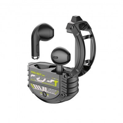 XO Auriculares Bluetooth 5.3 - hasta 4 Horas de Musica - Bateria Auricular 30Mah - Bateria Caja de Carga 300Mah - Color Negro