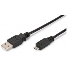 CABLE USB A M A MICRO USB B M 3 MT DIGITUS AK-300110-030-S