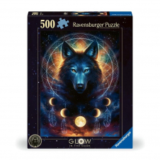Puzzle lobo brillante 500 piezas