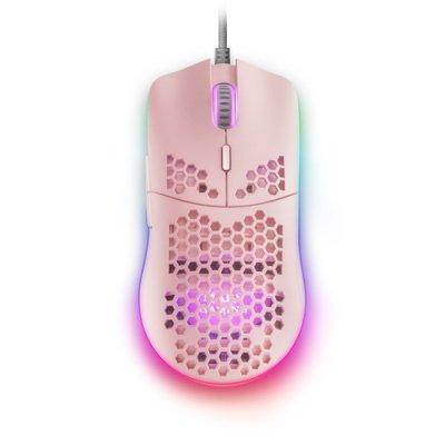 Ratón Gaming Mars Gaming MMAXP/ Hasta 12400 DPI/ Rosa