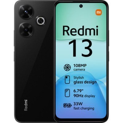 Movil xiaomi redmi 13 6 - 128gb midnight black