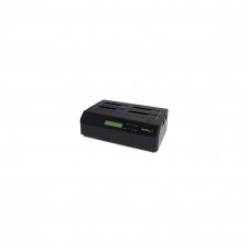 StarTech.com Base Conexión Estación Dock Duplicador Autónomo Disco Duro 4 Bah?as SATA IDE eSATA USB 3.0