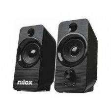 Altavoces Nilox 2.0 6w Usb Negros