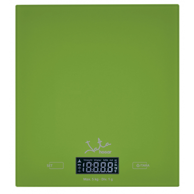 Mod. 729V Verde Encimera Rectángulo Báscula electrónica de cocina