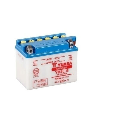 Yuasa battery YB4L-B Combipack (con electrolito) YB4L-B-ACID