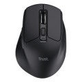 MOUSE TRUST WIRELESS NIVEN BT/2.4GHZ 7 BOTONES SILENCIOSO 800-3200DPI RECARGABLE NEGRO