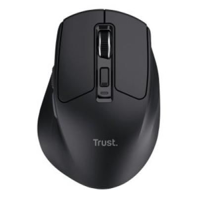 MOUSE TRUST WIRELESS NIVEN BT/2.4GHZ 7 BOTONES SILENCIOSO 800-3200DPI RECARGABLE NEGRO